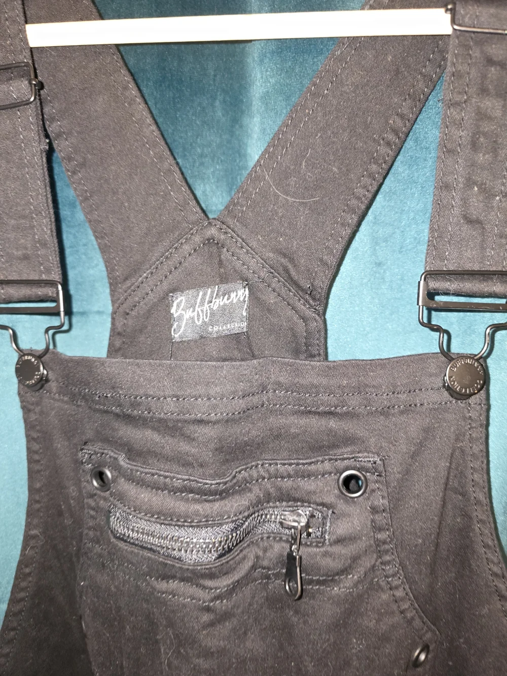 Buffbunny Over It Alls denim coveralls XXL Short - New - Picture 7 of 9